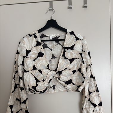 H&M Crop Top, Size M, Summer Blouse