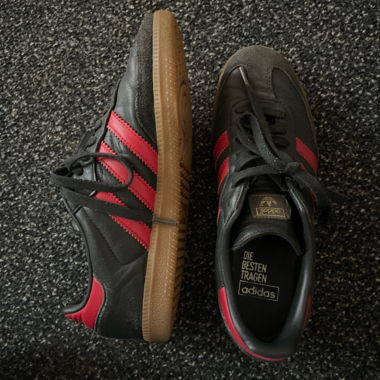 adidas Samba Sneaker nero/rosso taglia 40