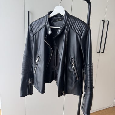 ZARA Basic Lederjacke