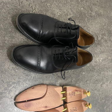 La Major Dome Lederschuh Oxford Grösse 8.5