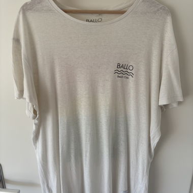 Weisses BALLO T-Shirt