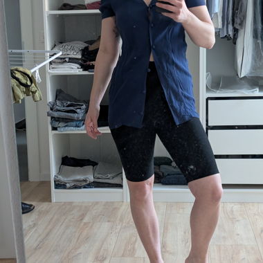 Kurzkleid 100% Seide
