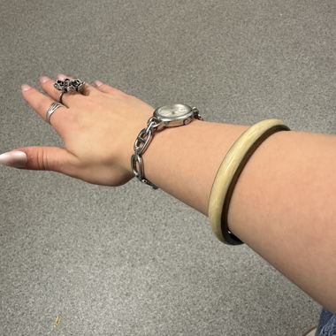  gold chunky bangel/ armreif