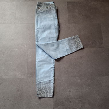 Jeans vintage Just Cavailli à motif léopard