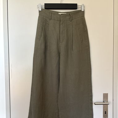 Leinenhose mit hohem Bund von Everlane