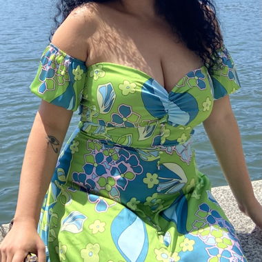 Kleid grün