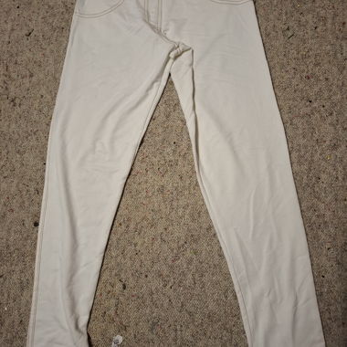 Leggings bianchi elasticizzati