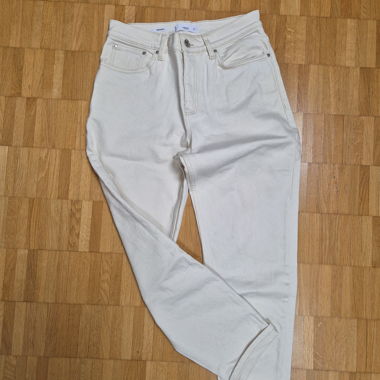 MNG Mom-Jeans bianchi, Taglia 38