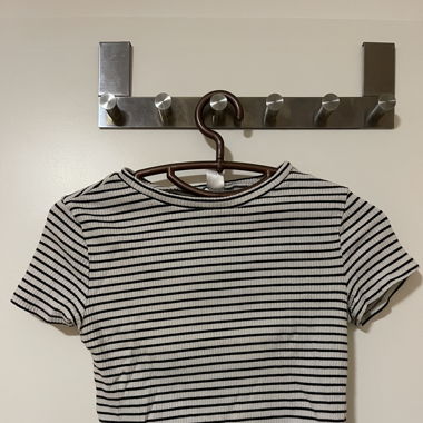 Gestreiftes Crop Top