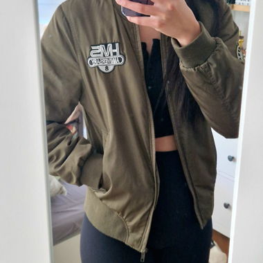 Bomberjacke Khaki Chicorée
