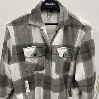 Overshirt a quadri Boohoo