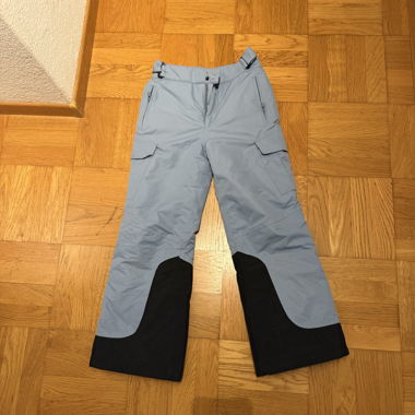 Rukka snow pants size 152, light blue