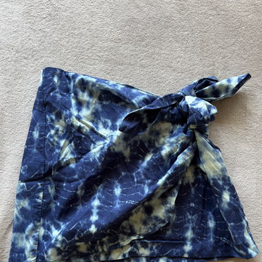 blauer Strandrock 