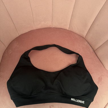 Schwarzes Bellerive Bustier mit offenem Rücken