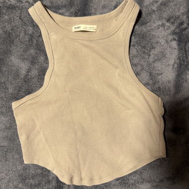 Pull&Bear Ribbed Tank Top