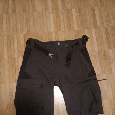 Short de randonnée gris foncé/noir