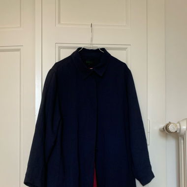 Manteau trench bleu 