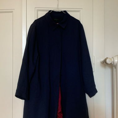 Manteau trench bleu 