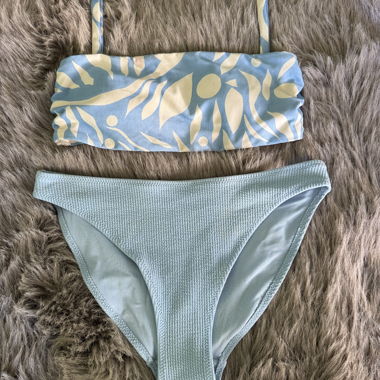 Bikini fascia blu