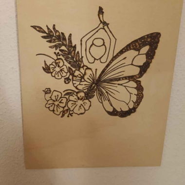 Schmetterling Wandbild