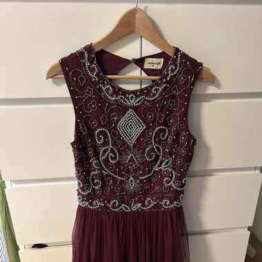 Abendkleid rot lang