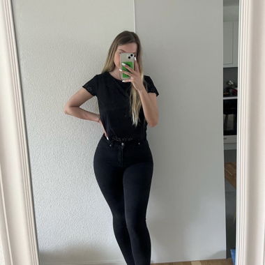 Schwarze Jeans