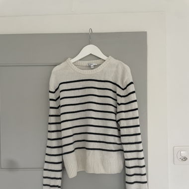 strickpullover gestreift