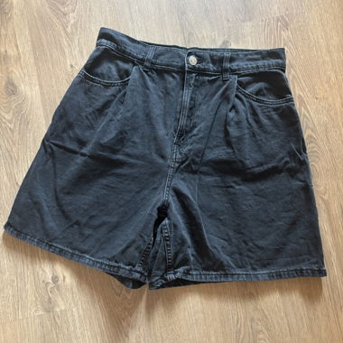 Short in denim nero Mango
