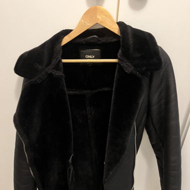 Kunstlederjacke
