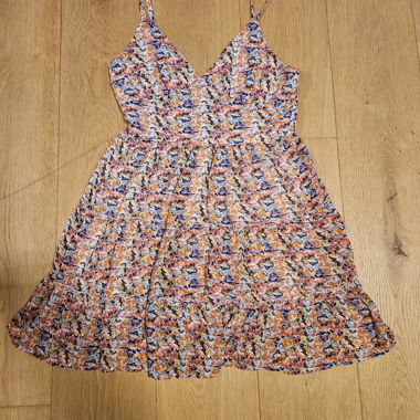Floral Summer Dress with Spaghetti Straps