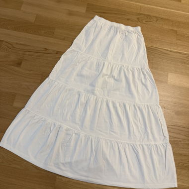 Jupe blanche longue