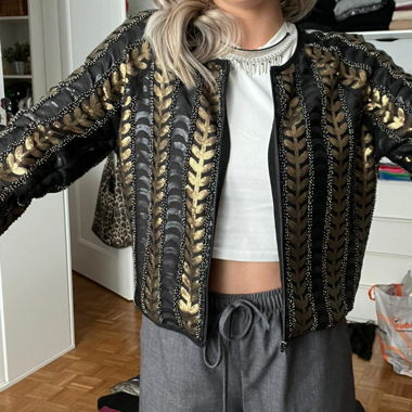 Gilet en maille gr s NILE