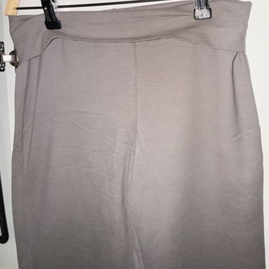 Grey Wide-Leg Trousers