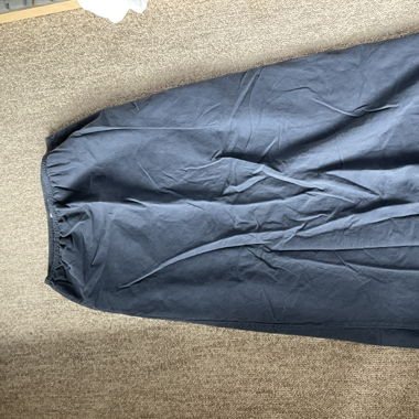 midi blue skirt