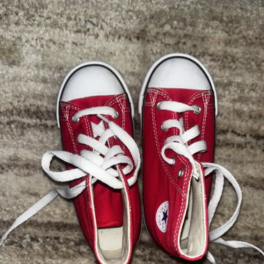 converse rouge enfant
