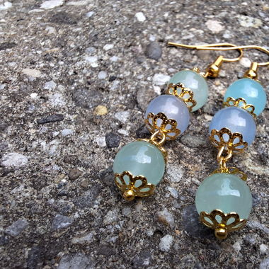 Boucles d'oreilles pendentifs - Handmade 