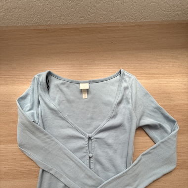 Blue crop top 
