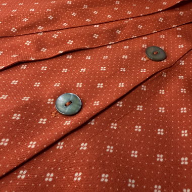 bric-abrac - Burnt Orange 50's Summer A-line Dress