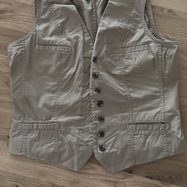 Vintage vest in beige