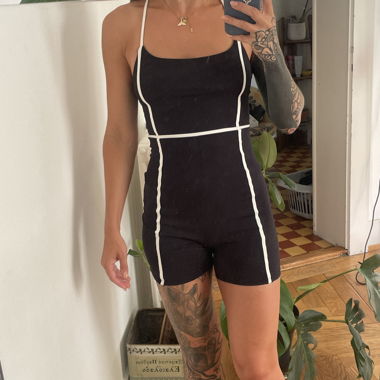 Oysho Comfortlux Piping-Shorts-Romper