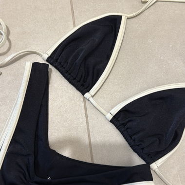 Bikini noir Hard Swimwear taille XS/S