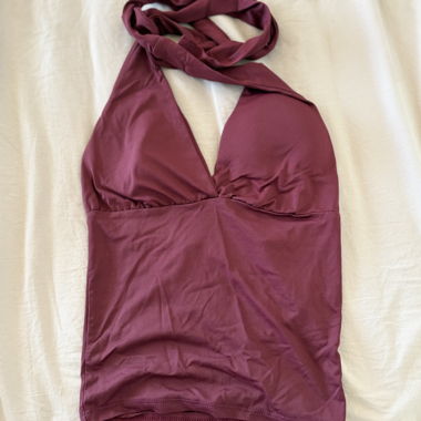 Top Neckholder bordeaux