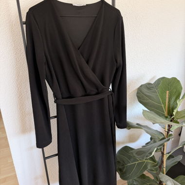 Abito a portafoglio Mango Basics nero
