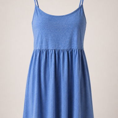 Abito azzurro con spalline