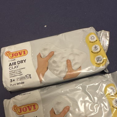 Pâte à modeler Argile blanche 