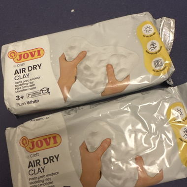 Pâte à modeler Argile blanche 