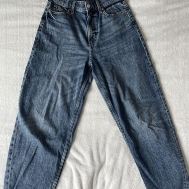 Jeans barrel blu