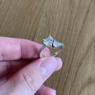Anello Cuore Pandora taglia 52