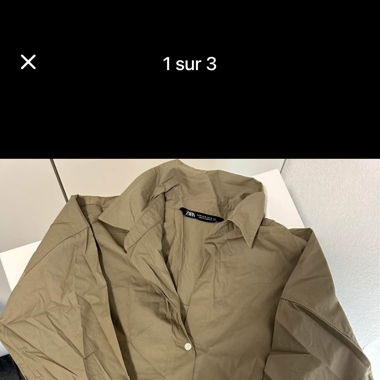 Chemise couleur Kaki 