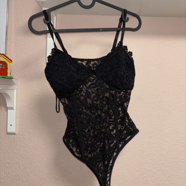 Black Lace Bodysuit